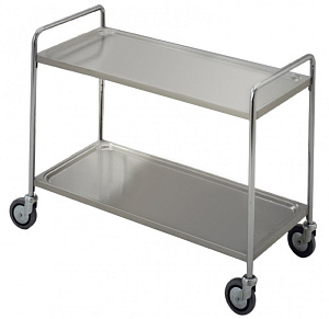 Electrolux Professional STR902WH 2-TIER SERVICE TROLLEY W/HANDLE 900 MM (Code 361204)
