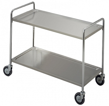 2-TIER SERVICE TROLLEY W/HANDLE 900 MM (Code 361204)
