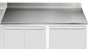 Electrolux Professional TPLA18A WORK TOP WITH UPSTAND 1800MM (121157)