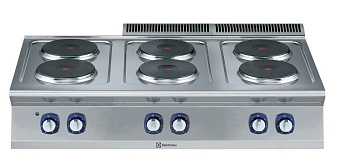 Electrolux Professional E7ECEL6R00 6-PLATTEN-ELEKTRO-TISCHHERD 1200 MM (Code 371019)