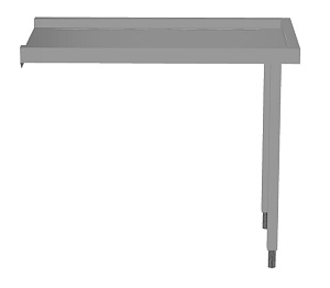 Electrolux Professional BHRLU11 Handling System for Rack Type Dishwasher Loading&Unloading Table, 1100mm (Code 865400)