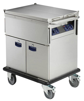 Electrolux Professional MDBM22H BAIN-MARIE WAGEN, 2BECKEN, WS - 2GN (Code 342109)