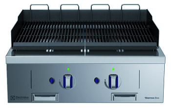 Modular Cooking Range Line thermaline 85 - Full Module Gas Chargrill Top, 1 Side with Backsplash (Town Gas) (Code 593101)
