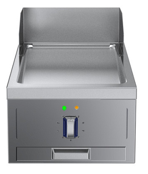 EL.FRYTOP,SMOOTH PL,1S,BSPL,400X850X250H (Code 588530)