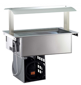 Electrolux Professional DI3RWVO EINBAU-UMLUFTKÜHLWANNE.+ AUFSATZ 3 GN (Code 340265)