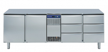 Electrolux Professional RCDR4M26T REF.COUNTER 590L,2DOOR 6x1/3 DRAW-NO TOP (Code 727085)