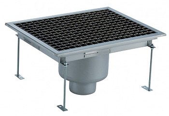 FLR.DRAIN+GRATE+C.SIPH-VERT.OUT. 400X500 (328061)