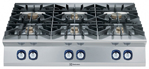 Electrolux Professional E9GCGLTC00 6BURNER GAS BOILING TOP 1200MM-3MM WORKT (Code 391251)