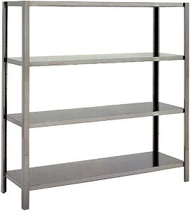 Electrolux Professional SSH13 S/S SHELVING W/ 4 SOLID SHELVES 1370 MM (137003)