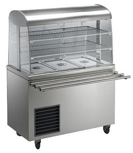 Electrolux Professional FSV11FD3X REFR.DISPLAY+OPEN WELL 3GN (S/S) 1125MM (Code 320141)