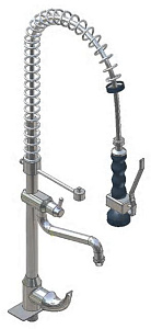 Electrolux Professional HSAPRE PRE-RINSE SPRAY UNIT,MIXER,TAP,SHOWER (Code 865038)