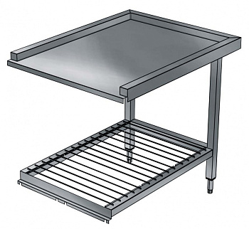 UNLOAD.TABLE+GRID UNDERSHELF 1400MM-POTW (Code 865360)