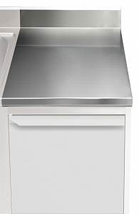 Electrolux Professional TPLA8A WORK TOP WITH UPSTAND 800MM (121135)
