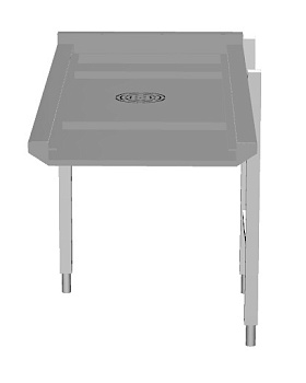 Electrolux Professional HSSL15 Handling System für Spülmaschinen Eckeinzug mit Geschirrspülmaschinen-Antrieb (Code 863135)