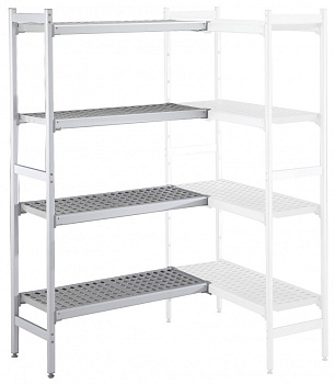 Electrolux Professional CLS1537 ALUM.CORNER SHELV.-POLY.TIERS-475X1541MM (Code 137078)