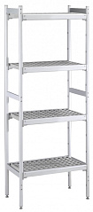 Electrolux Professional ALS1126 ALUM.LINEAR SHELV.-POLY.TIERS-373X1126MM (Code 137014)