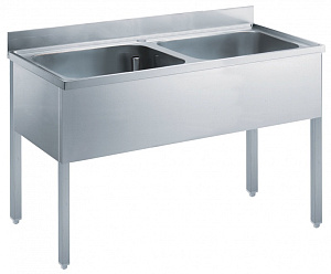 Electrolux Professional SLP216 SOAKING SINK UNIT 2 BOWLS 1600MM (Code 132543)