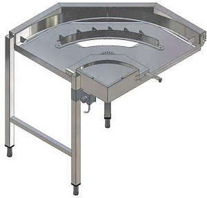 Electrolux Professional HSTT9UA UNLOADING CURVE, 90°,DW DRIVEN,ANTICLOCK (Code 865046)