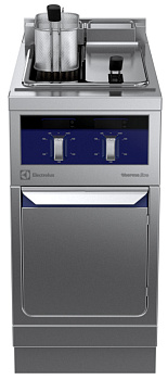 EL.DEEP FRYER,2X5L,1-S,BSPL,400X800X700H (Code 588212)