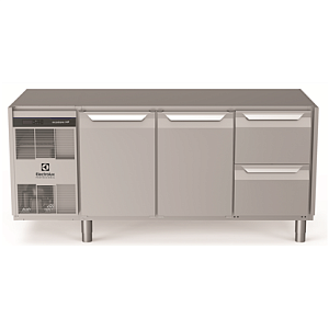 Electrolux Professional EH3KBBAA FREEZ.COUNTER 440L 2xDOOR 2x1/2DRW NOTOP CU_LFT GALV (CODE 710279)