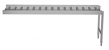 Handling System for Dishwasher Conveyor, long rollers (Code 863036)
