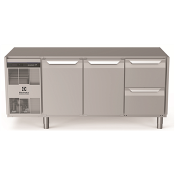 FREEZ.COUNTER 440L 2xDOOR 2x1/2DRW NOTOP CU_LFT GALV (CODE 710279)