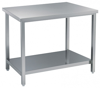 Electrolux Professional STL08 WORK TABLE WITH SHELF 800 MM (Code 132388)
