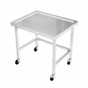Electrolux Professional BHSTW Handling System Storage table with 4 legs with wheels, 1000x800mm (Code 865417)