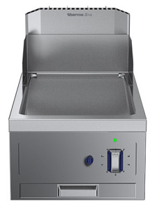 Electrolux Professional MBHMBBDOVO Modular Cooking Range Line thermaline 85 - Half Module Gas Fry Top, 1 Side with Backsplash (Town Gas) (Code 593107)