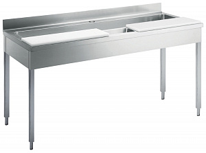 Electrolux Professional TLV1810P GEMÜSEVORBEREITUNGSTISCH MIT BECKEN 1800 (Code 132319)