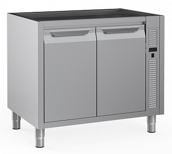 Standard Preparation 1000 mm Ventilated Hot Cupboard with Shelf & Hinged Doors - no top (Code 133188)