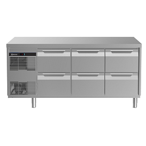 Electrolux Professional EK3ABCCC FREEZ.COUNTER 440L 6x1/2DRW CU_LFT GALV (CODE 710365)