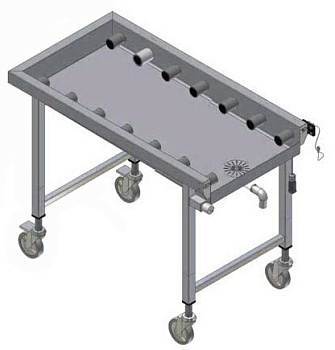 MOBILE CONVEYOR,SHORT ROLLERS,1145MM (Code 865012)