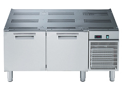 Electrolux Professional E7TTCECOMIN Modulare Großküchengeräteserie 700XP Kühlunterbau mit 2 Türen, +10-2°C, automatische Verdunstung des Abtaukondensats - R290 (Code 371291)