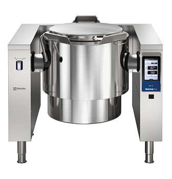 High Productivity Cooking Electric Tilting Boiling Pan, 60lt Hygienic Profile, Freestanding - Marine (Code 587100)