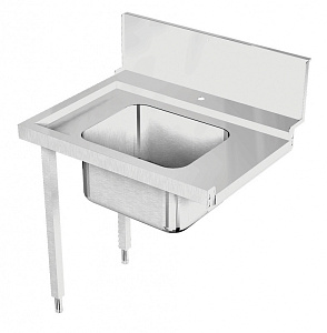 Electrolux Professional BHRPTB09L Handling System for Rack Type Pre-wash Table with Sink Left to Right, 900mm (Code 865403)