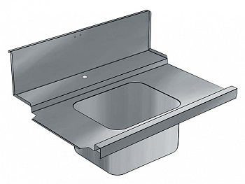 Electrolux Professional BHHPIB10L ZUL.DECKPL.+BECKEN L>R 1000-HAUBENMA. (Code 865318)