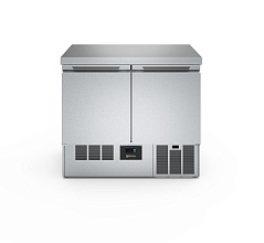 Electrolux Professional SAL25T20 Digitale Kühltische 2-türige Kompakt-Kühltheke 250lt, +2+10°C, AISI 304 (Code 725109)