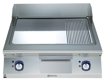 Electrolux Professional E9FTEHCP0N Modulare Großküchengeräteserie 900XP Vollmodul-Elektro-Bratplatte, verchromt, Tischgerät (Code 391177)