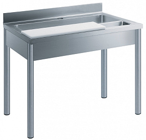 Electrolux Professional TLV1210E GEMUESEPUTZTISCH MIT BECKEN 1200 MM (Code 133590)