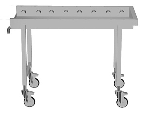 Electrolux Professional HSSRC12M Handling System for Dishwasher Mobile roller conveyors (Code 863052)
