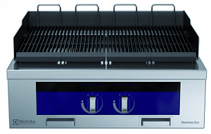Electrolux Professional MCDBABHOVO Modular Cooking Range Line thermaline 90 - Full Module Gas Chargrill, 1 Side with Backsplash (Town Gas) (Code 593303)