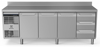 REFR.COUNTER 590LT 3DR 3x1/3DRAW UPST (Code 710072)