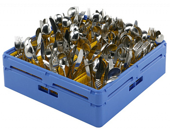 BASKET WITH 16 CUTLERY BOXES-BLUE (Code 867010)