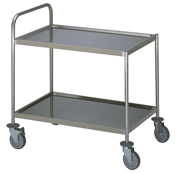 2-TIER SERVICE TROLLEY 600 MM H 800 (Code 361227)