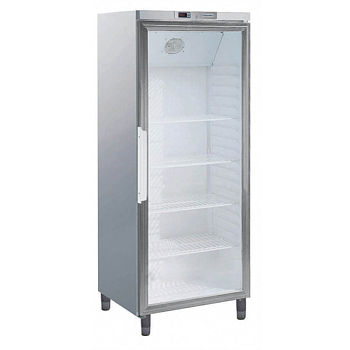 1-GLASS DOOR REFRIGERATED 400 L 0+10°C-S/S, LED,-R600a (CODE 730046)