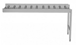 Electrolux Professional HSLRC18 Handling System for Dishwasher Conveyor, long rollers (Code 863031)