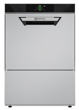 Warewashing NeoBlue Touch Undercounter DW (L) with pressure boiler in AISI304, rinse aid pump, max 65 r/h, 3ph (Code 400310)