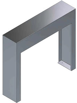 SPLASH HOOD-MODULAR RACK T.-LOADING SIDE (Code 865177)