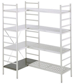 304 AISI S/S FLAT SHELF 625X340 MM (850251)